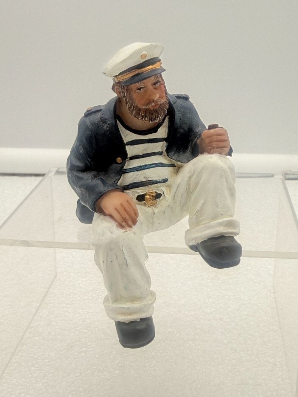 Nautical Sea Captain Sailor Shelf Sitter Figurine